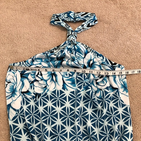 White House Black Market Halter Top Blue Size 6 - Picture 14 of 14